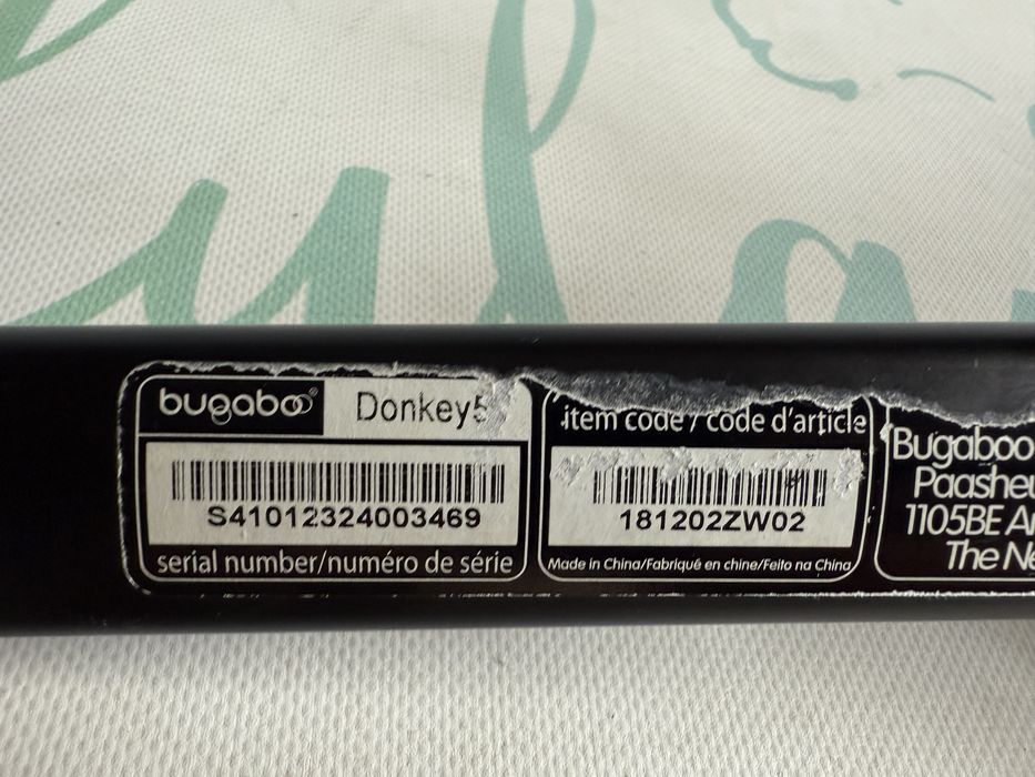 Bugaboo Donkey5 rama stelaż gondoli / siedziska