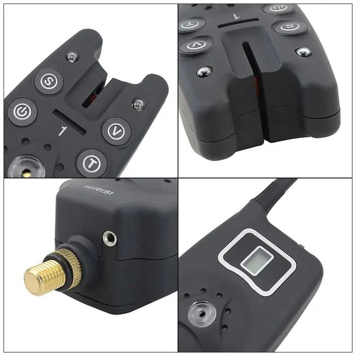 Сигнализаторы поклевки Hirisi 4+1 с пейджером Сигналізатори клювання