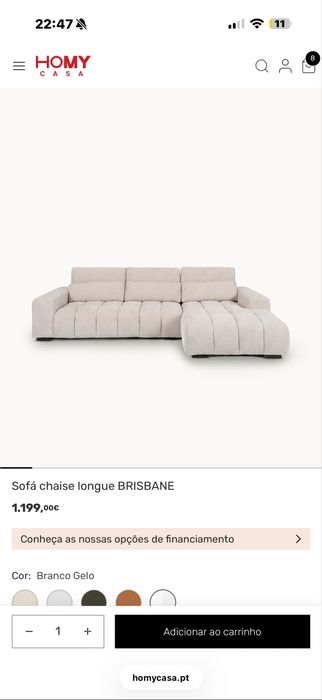 Sofa chaise longue