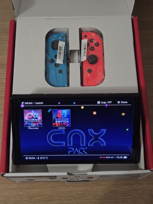 Nintendo switch OLED desbloqueada 128gb cfw