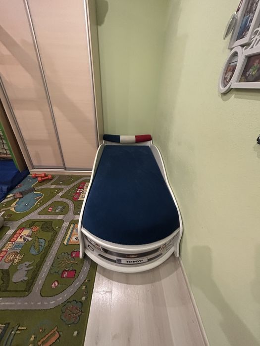 Детская кровать полицейская машина