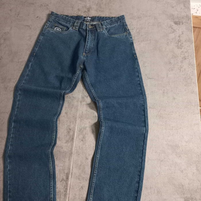 Forge jeansy męskie W36 L klasyczny krój solidny denim