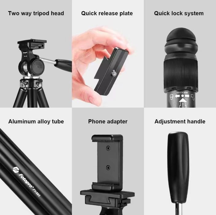 Fotopro FY-683+ statyw do aparatu