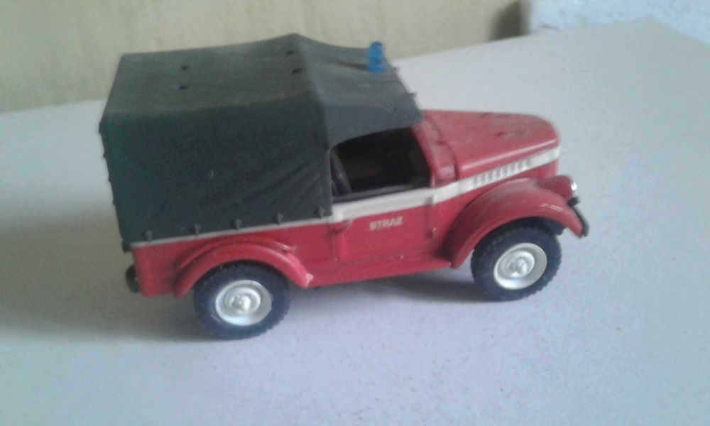 GAZ 69 konwersja STRAŻ POŻARNA w skali 1:43
