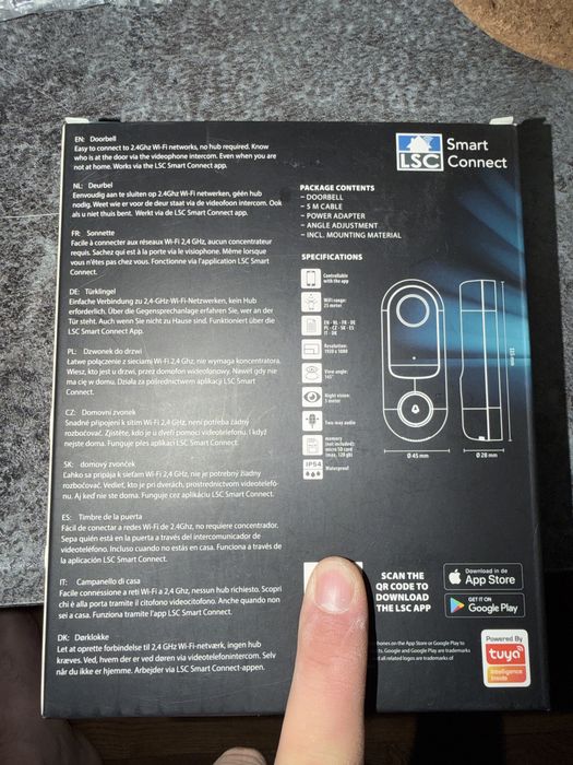 Dzwonek Smart Doorbell 1080hd  wifi