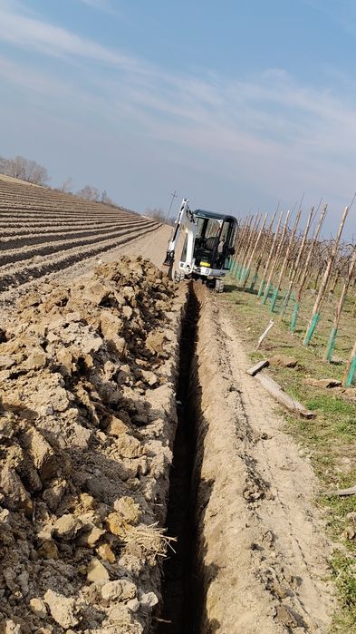 Usługi minikoparką, roboty ziemne