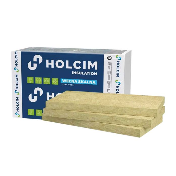 WEŁNA mineralna skalna Holcim LITE 15cm, ścianki działowe