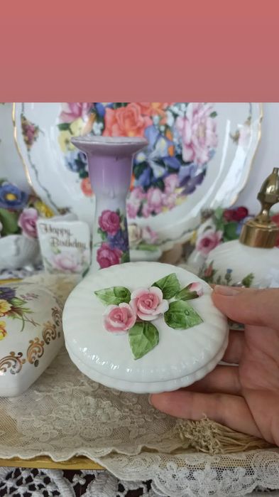 Шкатулка яйцо комод для украшений Royal Albert  пуфик шкатулка