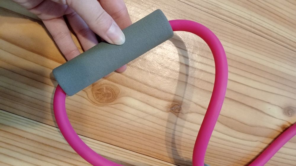 Guma różowa do ćwiczeń