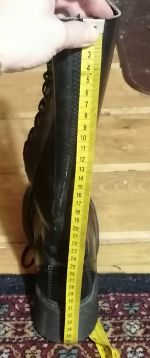 glany buty Dr. Martens Martensy długie, skórzane 22 22.5 czarne 35, 36