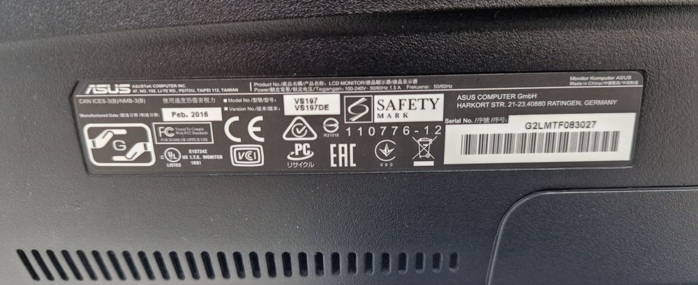 Monitor Fujitsu L19T-4 LED