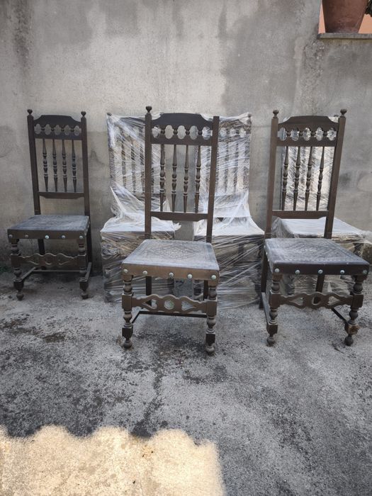 Cadeiras antigas madeira