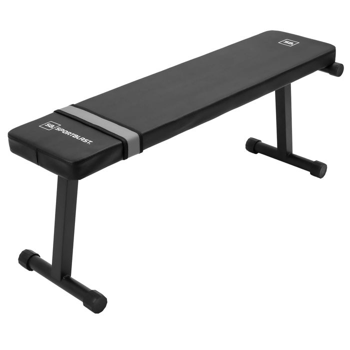 Ławka treningowa składana do ćwiczeń ławeczka płaska kompaktowa Ł