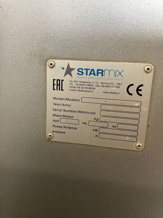 Mikser planetarny Starmix PL 80 SNVAF