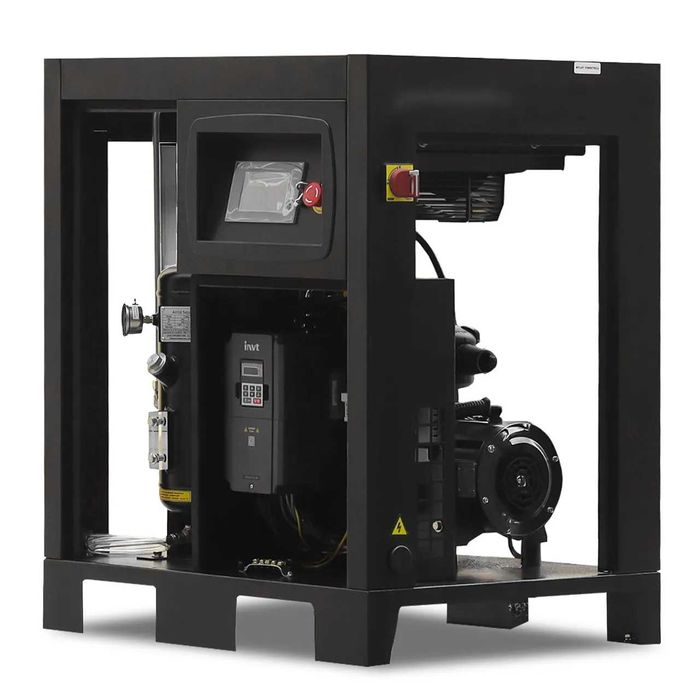 Sprężarka śrubowa  z falownikiem 5,5kW, 10 bar 750L/min