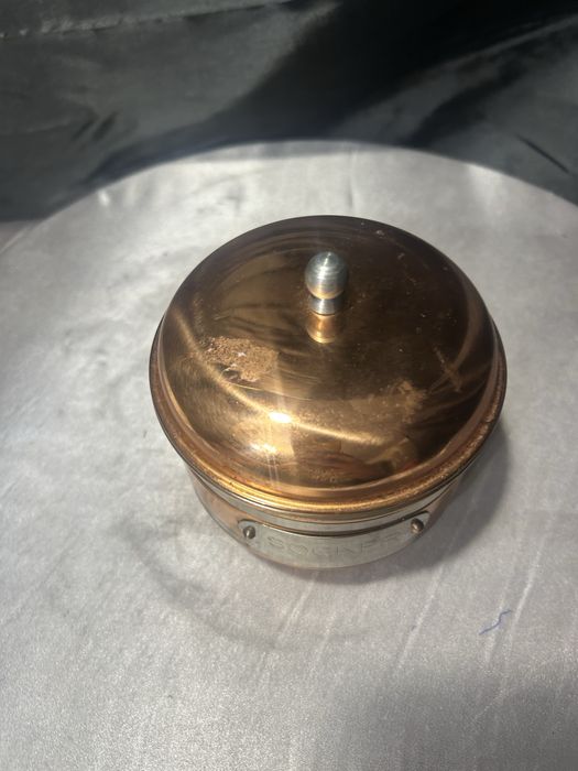 Pojemnik miedziany na cukier – napis „SOCKER”  1315/25