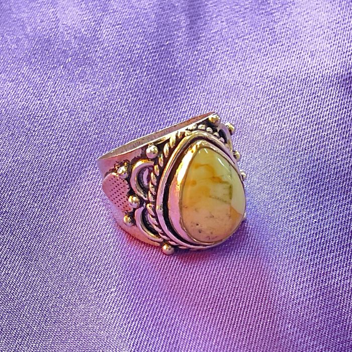 Anel prata medida 17 m