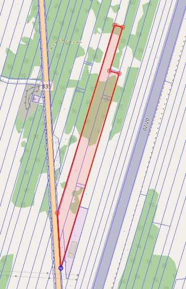 Na sprzedaż działka przemysłowa 3,17 ha - DW 835 Majdan Nowy - Widok 2