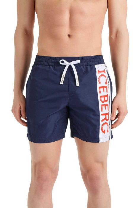 ICEBERG włoskie szorty kąpielowe spodenki NAVY BLU