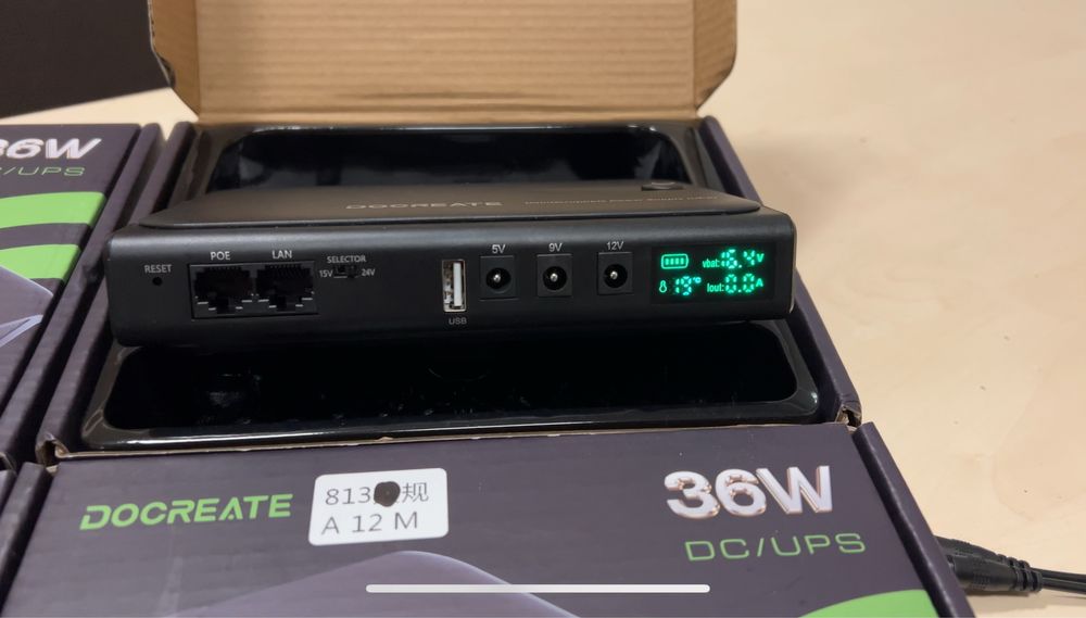 Безперебійник ДБЖ UPS 36W DC1036L для Wi-Fi роутера | 5V/9V/12V