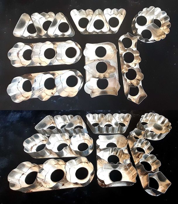 Металлические формочки для кексов и печенья