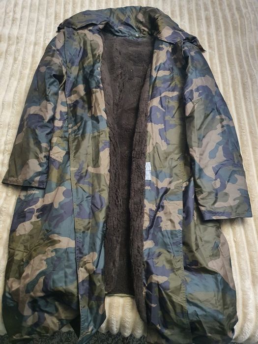 Мужской плащ-пальто зимний на меху, камуфляж,
1 шт. 56 и 1шт