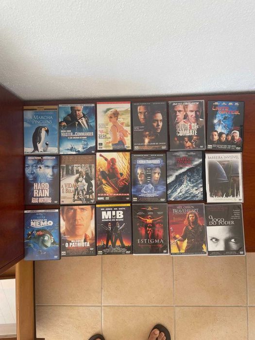 DVD originais de filmes e concertos