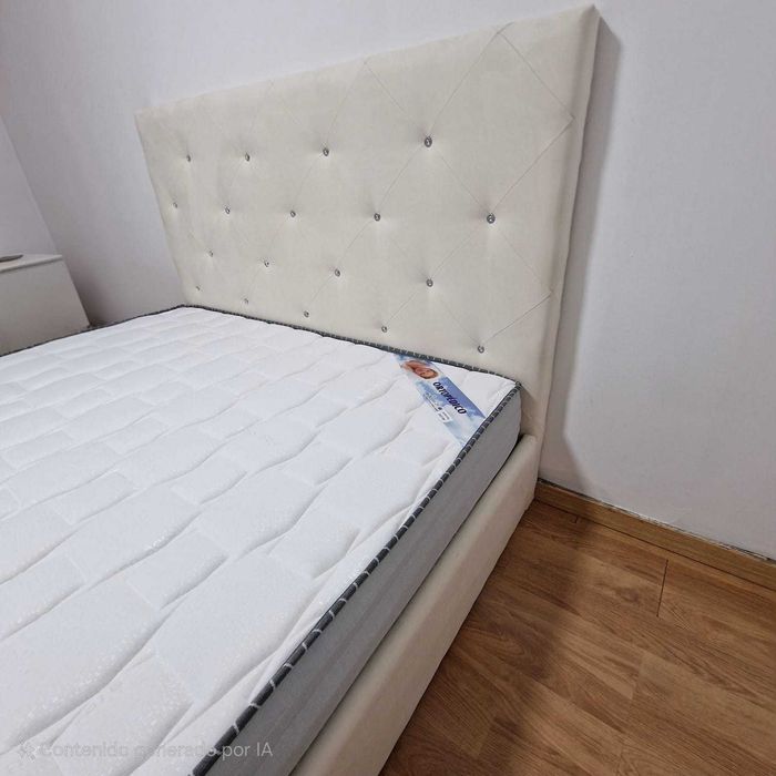 Camas de Casal Estofadas de Luxo 199€ Disp. em Várias Cores! 190x140m!