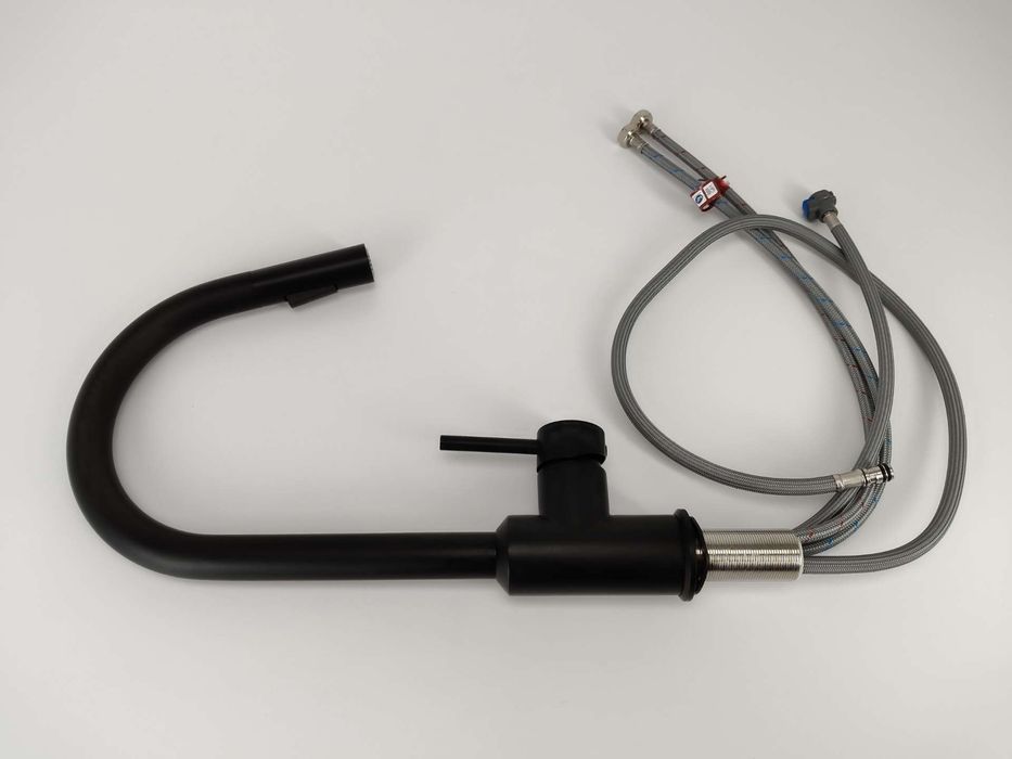 Bateria kuchenna stojąca Cecipa FAUCET, 0523, Czarna,  Stal nierdzewna