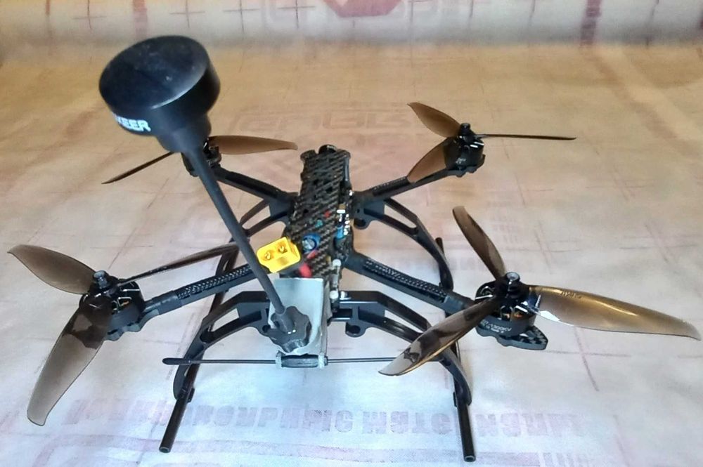 Квадрокоптер FPV Drone GPS LANDING GEAR ФПВ ДРОН 7 дюймів