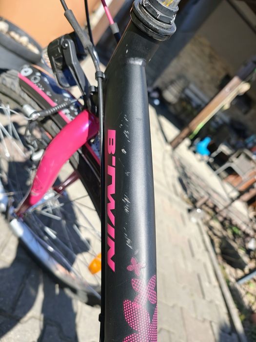 Rower Decathlon Btwin poply 500 dla dziecka  dziewczynki