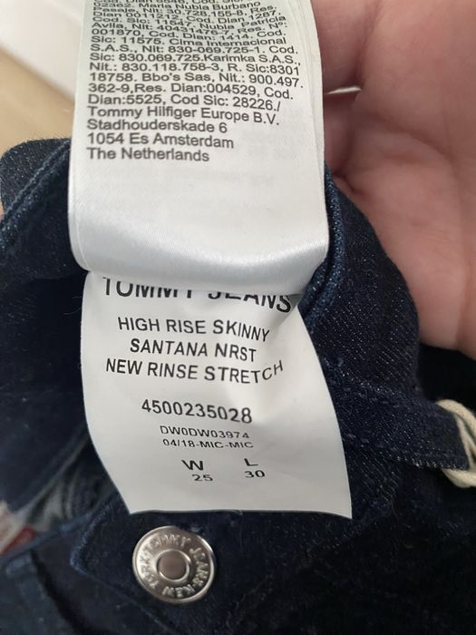 jeansy spodnie Tommy Hilfiger roz. XS NOWE