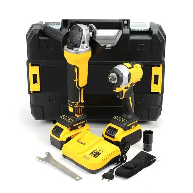 Акумуляторний набір інструментів у кейсі 2 в 1  Gemac