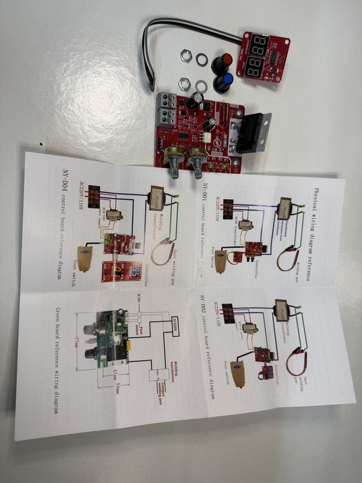 Контролер таймер для точкового зварювання 100А з дисплеєм NY-D01