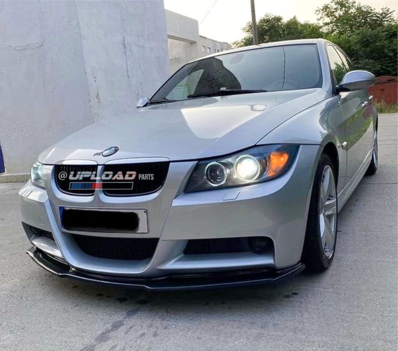 Lip Frontal E90/E91 Serie 3 Pre LCI Plastico Abs Preto Brilhante