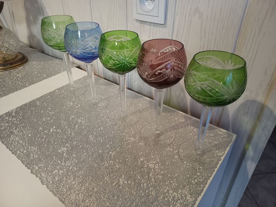 Kieliszki Kielichy Kryształowe oryginał Kolekcjonerskie Huta Irena