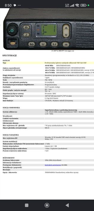 Motorola Radius Gm900 radiotelefon