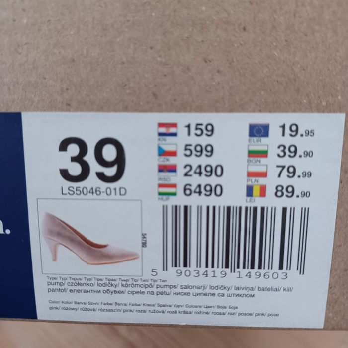 Buty damskie rozm..39