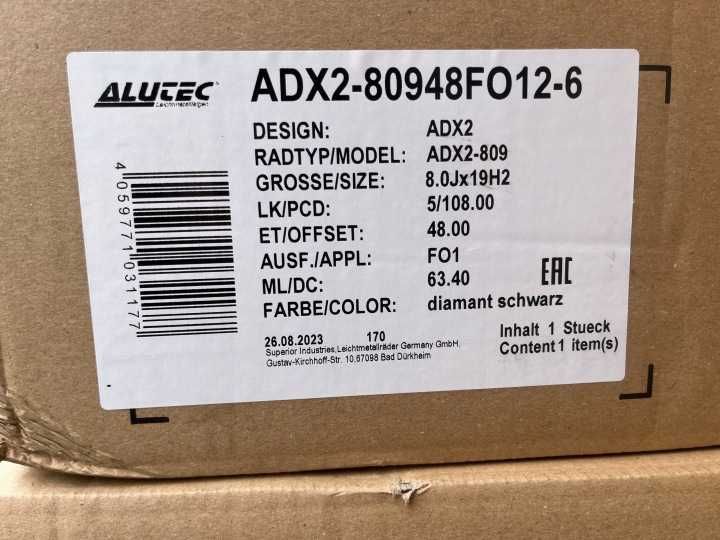 VOLVO XC40 XC60 XC70 Felgi Aluminiowe 19 ALUTEC Germany