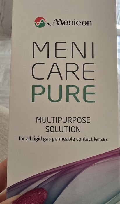 Meni care pure płyn do twardych soczewek