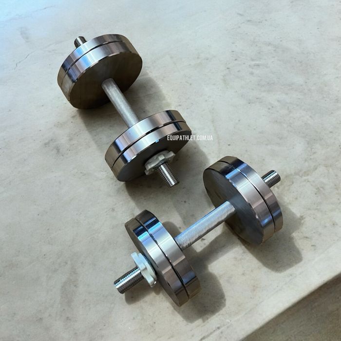 Гантелі розбірні металеві сталеві 8 до 90КГ 1/2шт 18 20 30 40 гантели
