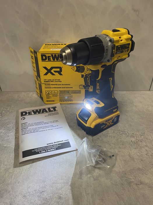 DeWALT DCD806 20Vmax ударний шуруповерт ТОП новинка Made in Mexico