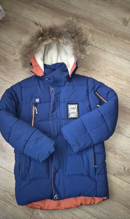Зимова куртка для хлопчика 146 розмір
