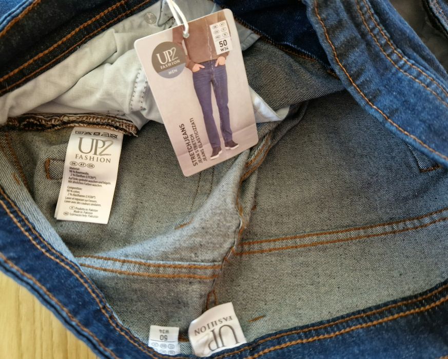 Джинси чоловічі UP2 FASHION  W34 L32 ORIGINAL (НОВІ)