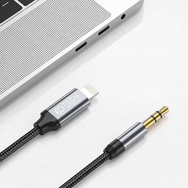 Kabel Tech-Protect UltraBoost audio Lightning / mini jack 3.5mm 1m - c