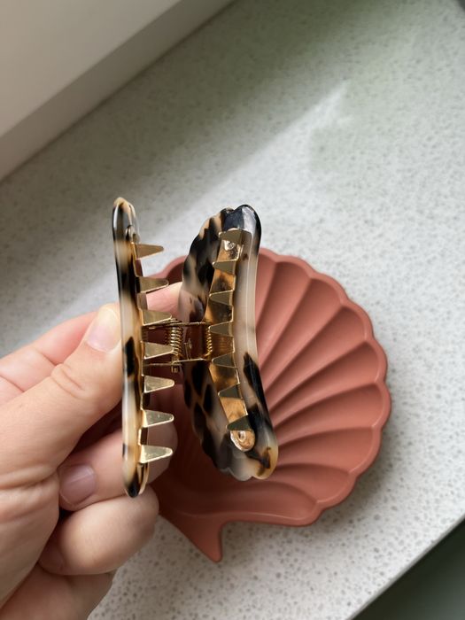 Klamra do wlosów ozdobna muszla Tortoiseshell