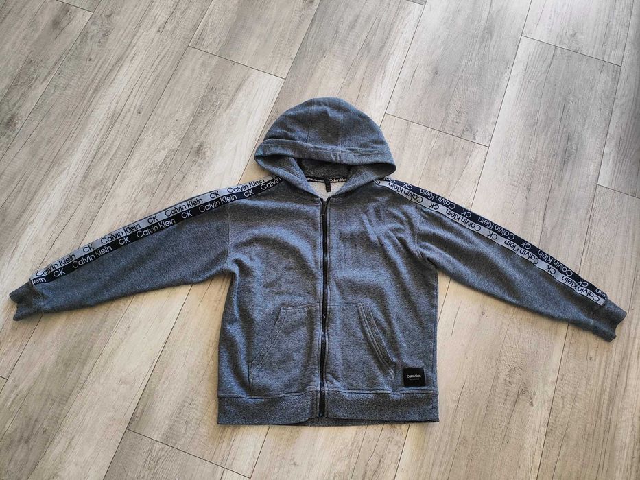Bluza dresowa rozpinana z kapturem Calvin Klein