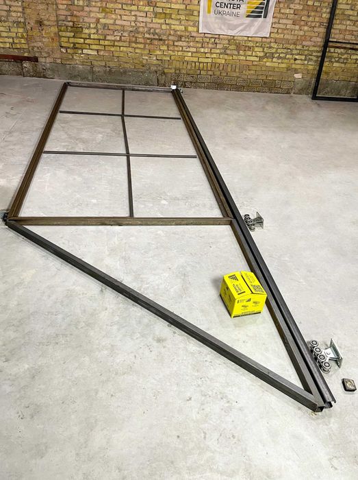 Відкатні ворота T800 виробник, Т профіль, каркас "Звари Сам" фурнітура