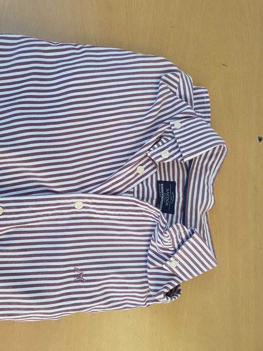 Camisa Sacoor brothers avermelhadaTam. S