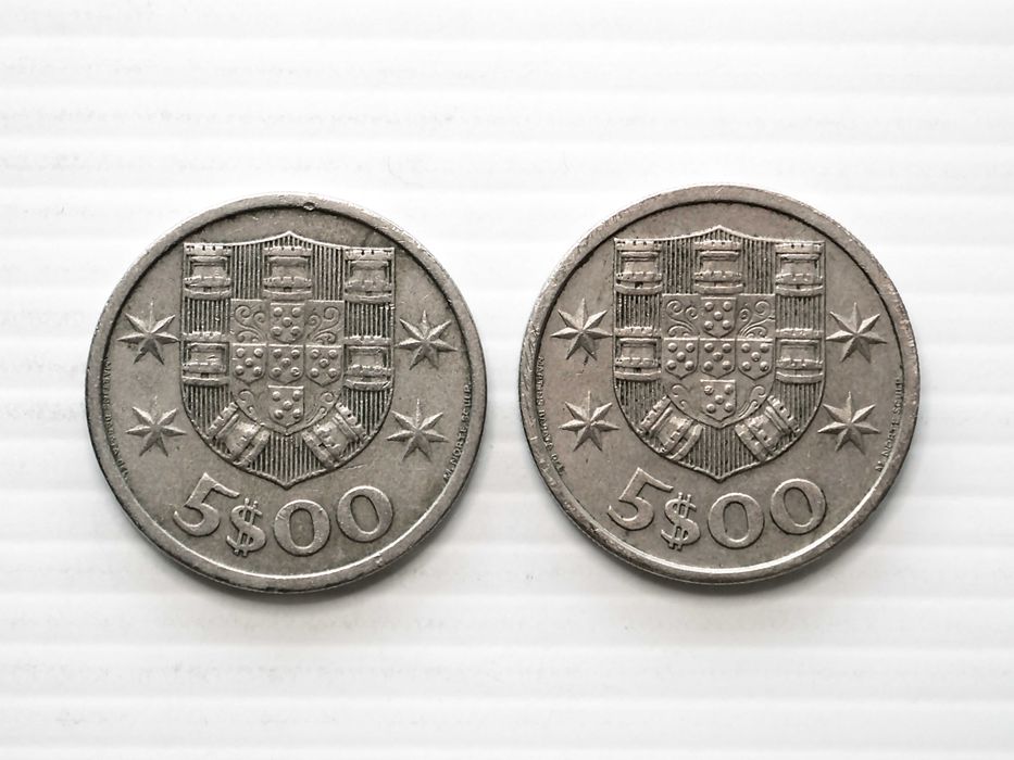 2 Moedas 5 Escudos 1969